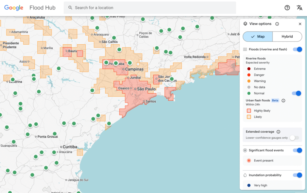 Google koristi vijesti za predviđanje poplava