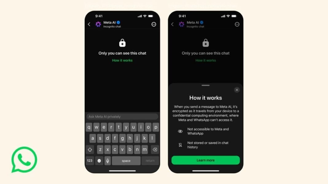 Meta uvodi incognito razgovore u WhatsApp